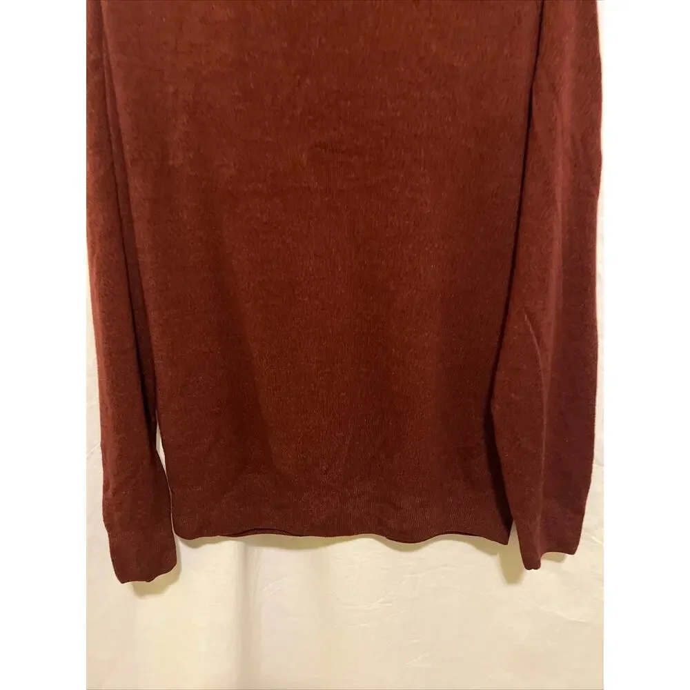 Men's Dockers Size XL Long Sleeve V Neck Sweater Maroon Nice!!